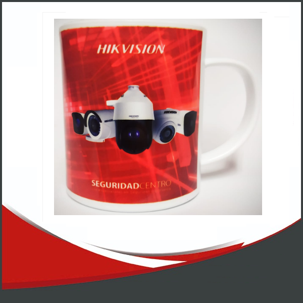 TAZA HIKVISION - Taza sublimada Hikvision