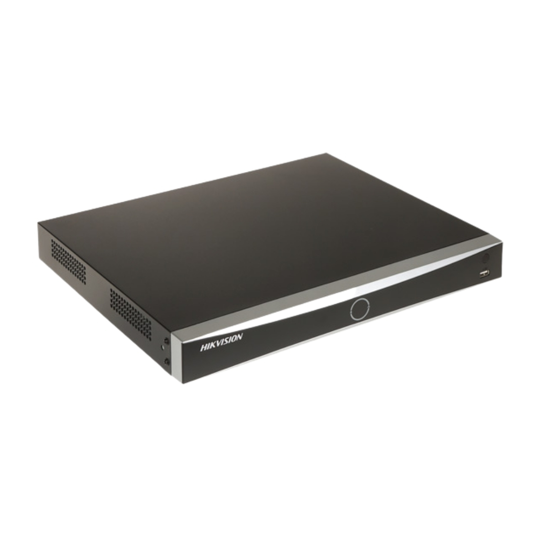 DS-7604NXI-K1 - NVR HIKVISION 4CH ACUSENSE, SOPORTA 1 DISCO DE 16TB.