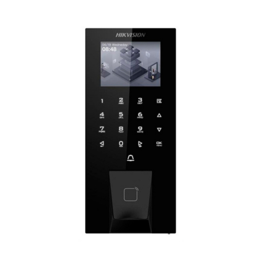 DS-K1T807MBFWX-E1 - CONTROL DE ACCESO HIKVISION, 5000 TARJETAS, 5000 HUELLAS, 150000 EVENTOS, IP65, WIFI.