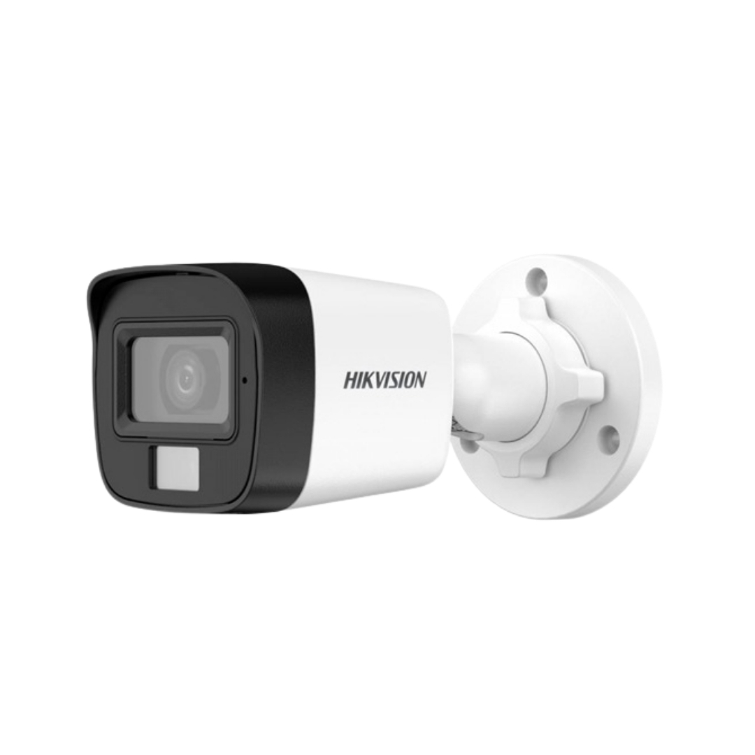 DS-2CE16K0T-EXLPF - CÁMARA HIKVISION LUZ BULLET,DOMO 5MP, LENTE 2.8MM. IR 20M NOCHE. LUZ BLANCA HASTA 20M, IP67.