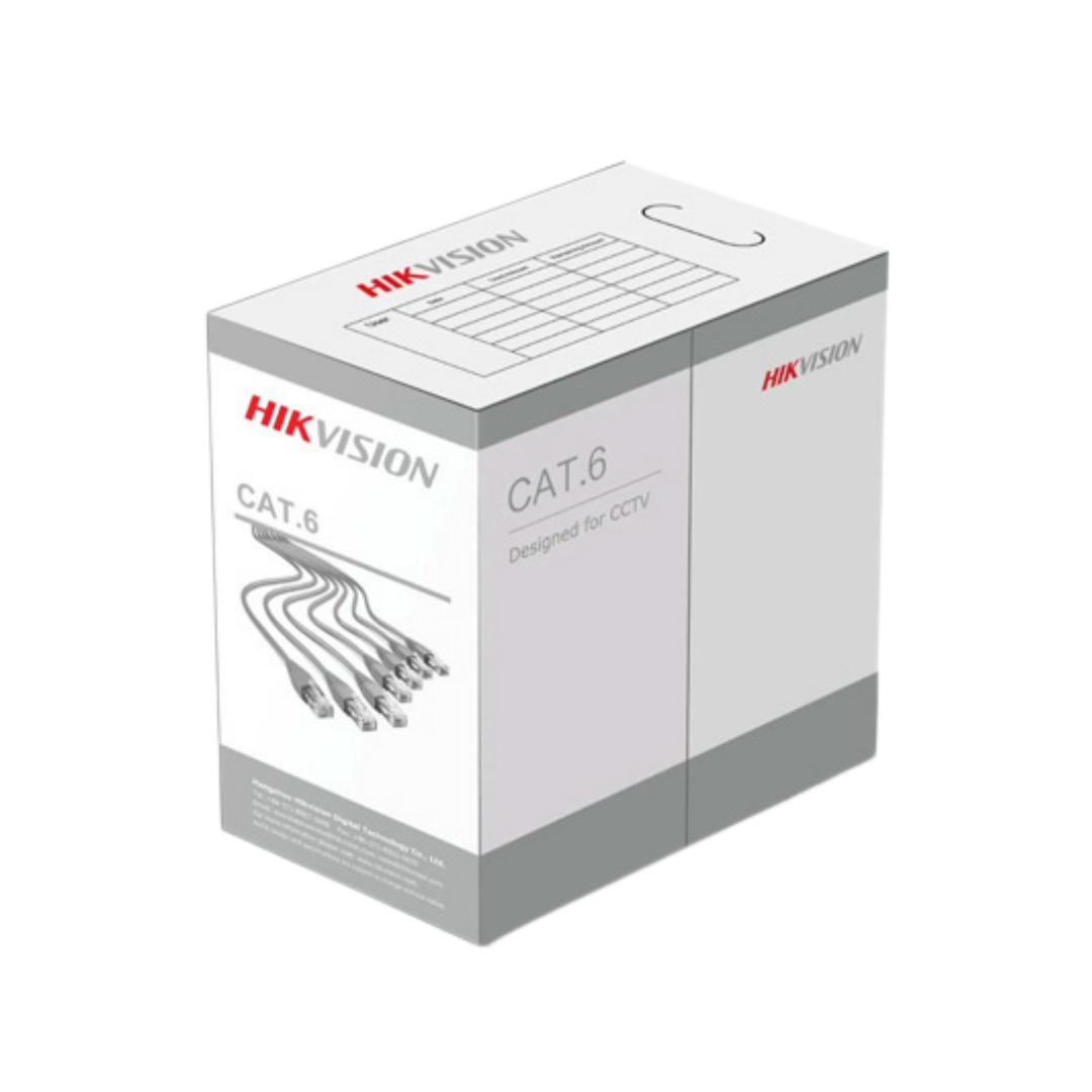 DS-1LN6UZC0grey 305m - CABLE UTP HIKVISION INTERIOR CCA COBRE CAT 6