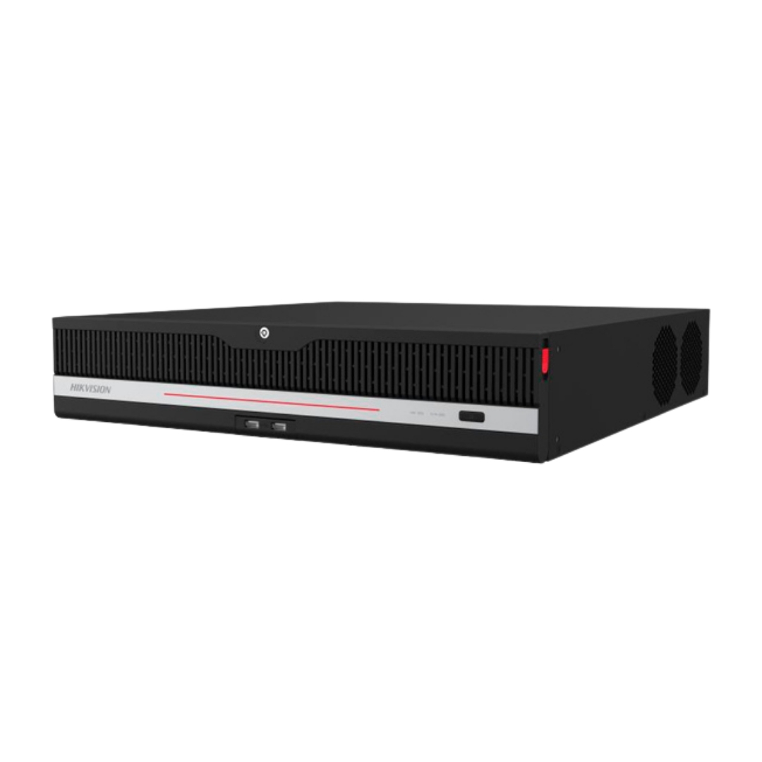 iDS-9664NXI-M8/X - NVR DEEPINMIND HIKVISION DE 64CH, SOPORTA 12CH DE VIDEO ESTRUCTURADO, SOPORTA RAID.