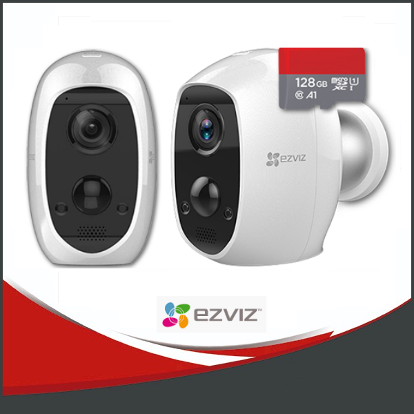 CS-C3A-B0-1C2WPMFBR - Cámara EZVIZ IP WIFI 2 MP Bullet. IP65. Lente 2.8 mm. 