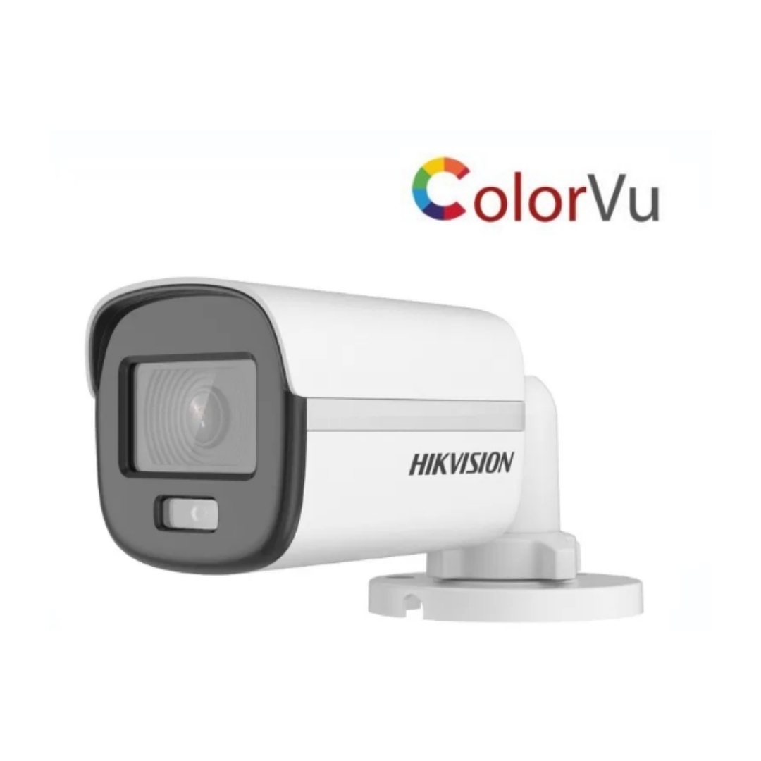 DS-2CE10DF0T-PF 2.8 - CÁMARA HIKVISION COLOR VU BULLET PLASTICA FULL HD. 2MP LENTE 2.8MM.  IR DE HASTA 20M IP67