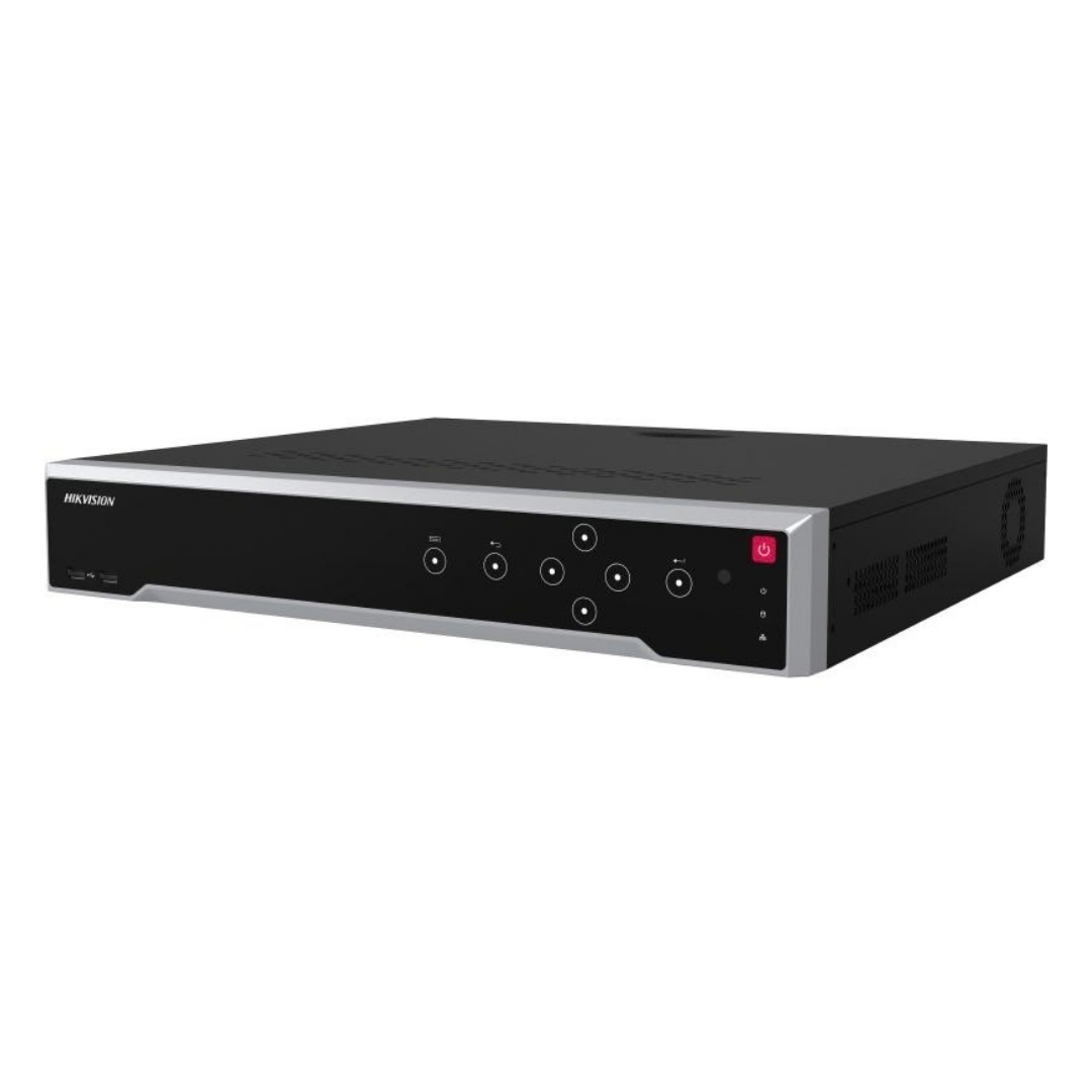 DS-7732NI-M4/16P - NVR HIKVISION 32CH IP, 8K, 16 POE.H265 H265+, ALARMA, AUDIO, HASTA 4HDD