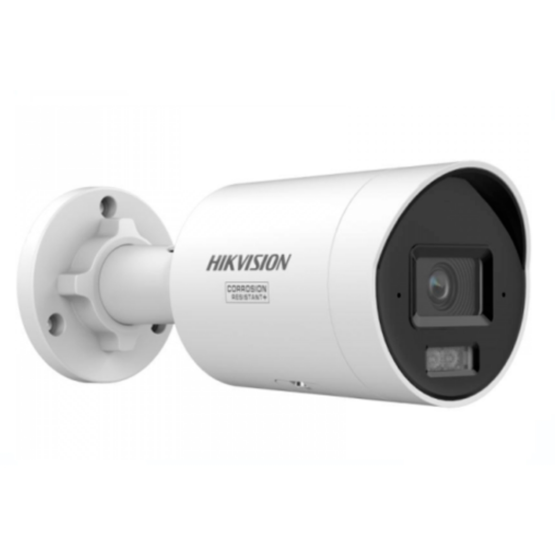 DS-2CD2087G3-LI2UYSL - CAMARA IP HIBRIDA BULLET 8MP,COLORVU3.0,LENTE 2,8MM,IP67,IR 40M,SD 512GB,ESTROBO,ANTICORROSIVA,POE