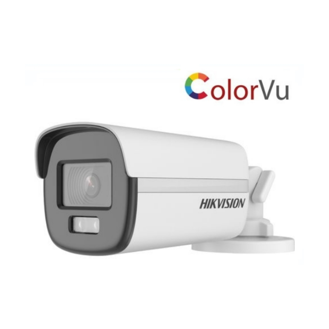 DS-2CE12DF0T-F 2.8 - CÁMARA HIKVISION COLOR VU BULLET FULL HD 2MP. LENTE 2.8MM. IR DE HASTA 40M IP67
