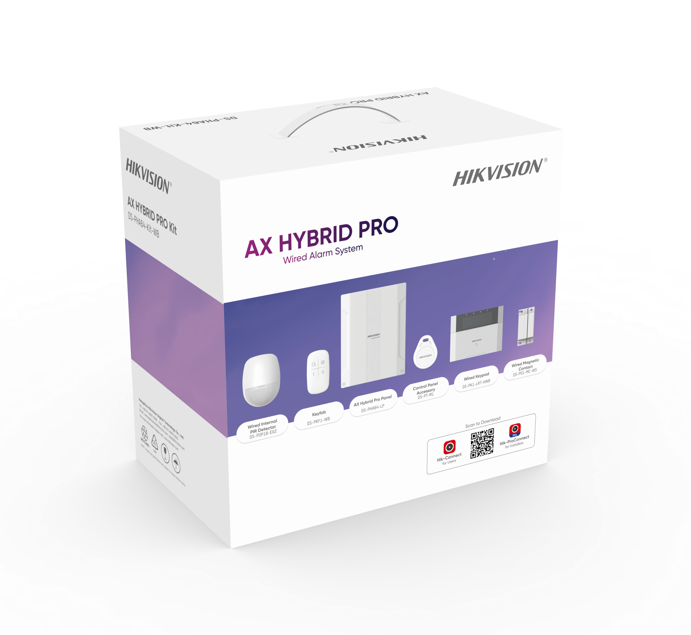 DS-PHA64-Kit-WB(B)ne - KIT DE ALARMA,DS-PHA64-LP  NEGRO