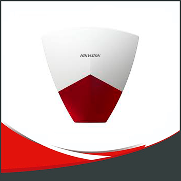 DS-PS102X RED - SIRENA CABLEADA AX HYBRID PR  ROJA