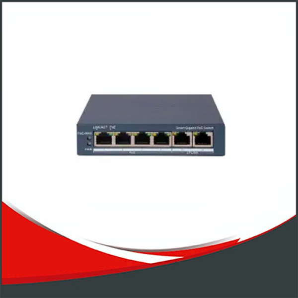 DS-3E1506P-EI/M - SWITCH HIKVISION ADMINISTRABLE, 4 PUERTOS POE 1000MB, 2 PUERTO DE 1000MB, MANEJO DE VLAN.
