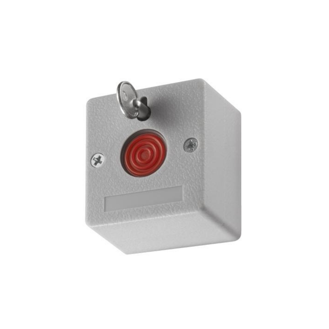 DS-PD1-EB - DS-PD1-EB(O-STD)-BOTON DE EMERGENCIA HIKVISION, CON LLAVE.