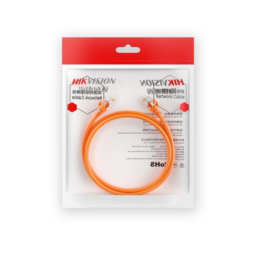 DS-1NP6UEC0 grey 10m - DS-1NP6UEC0(O-STD) grey 10m-CABLE RED UTP HIKVISION INTERIOR, 100% COBRE, CAT6. 10 mtrs