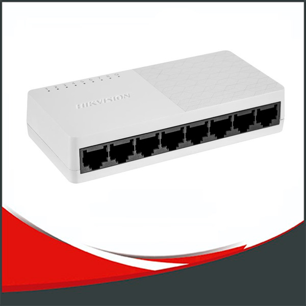 DS-3E0508D-O - SWITCH PLASTICO HIKVISION DE 8 PUERTOS GIGABIT