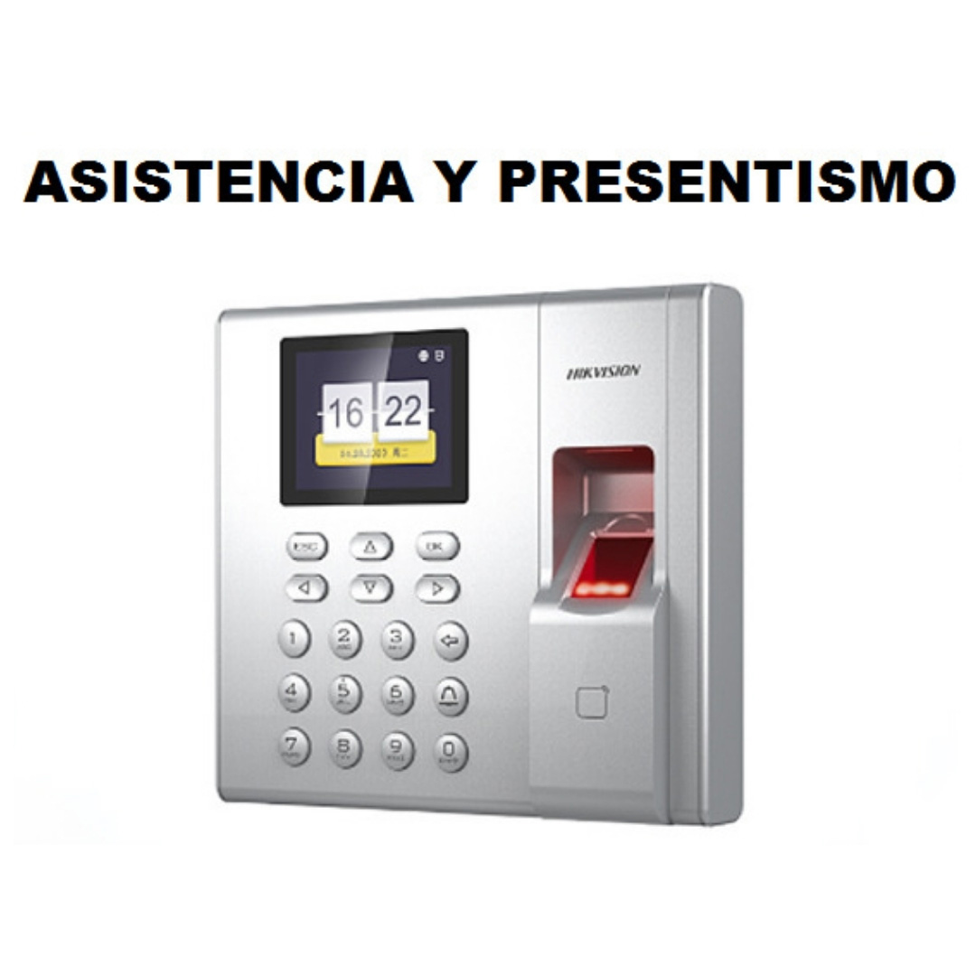 DS-K1A8503MF - TERMINAL DE TIEMPO CON HUELLA DACTILAR Y ASISTENCIA STANDALONE, LCD, ACCESO 1 PUERTA, MIFARE
