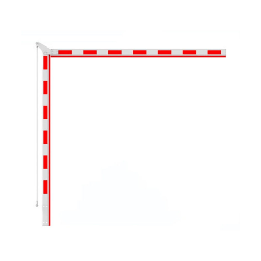 DS-TMG002-3D(1.5m&) - POSTE PLEGABLE PARA BARRERA DE SERIE DS-TMG32, 1.5MTS + 1.5 MTS.
