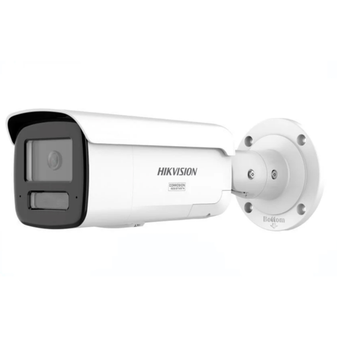 DS-2CD2T47G3LIS2UYSL - CAMARA IP HIBRIDA BULLET 4MP,COLORVU3.0,LENTE 2,8MM,IP67,IR 60M,SD 512GB,ESTROBO,ANTICORROSIVA,POE