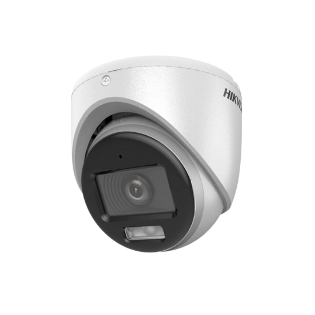 DS-2CE70DF0T-LMFS2.8 - CÁMARA HIKVISION HIBRIDA, DOMO FULL HD, 2MP LENTE 2.8MM.  IR DE HASTA 20M, LUZ BLANCA 20M, IP67.