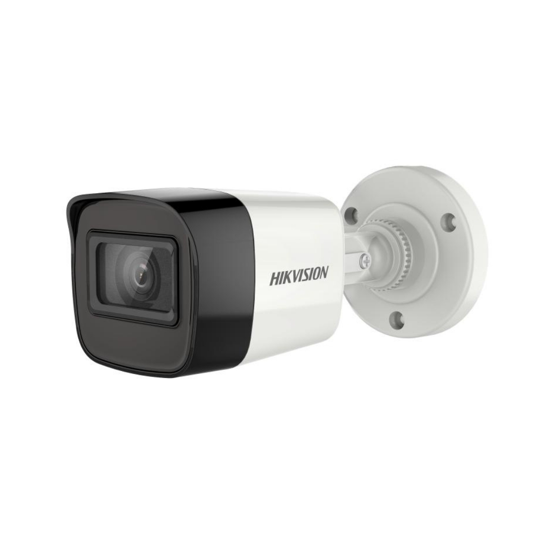 DS-2CE16U1T-ITPF - CAMARA HIKVISION 4K BULLET, LENTE 2.8MM, EXIR 30M,ICR, 0.01 LUX/F1.2, 12 VDC, SMART IR, 4 EN 1, IP67
