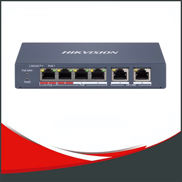 DS-3E1106HP-EI - SWITCH HIKVISION ADMINISTRABLE,