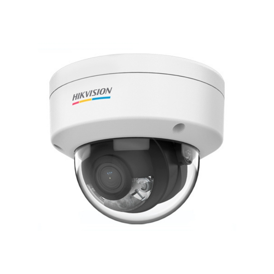 DS-2CD1127G2-L - CAMARA HIKVISION COLORVU  IP 2MP DOMO LENTE 2.8MM, IP67 IK08,LUZ BLANCA HASTA 30M, POE.