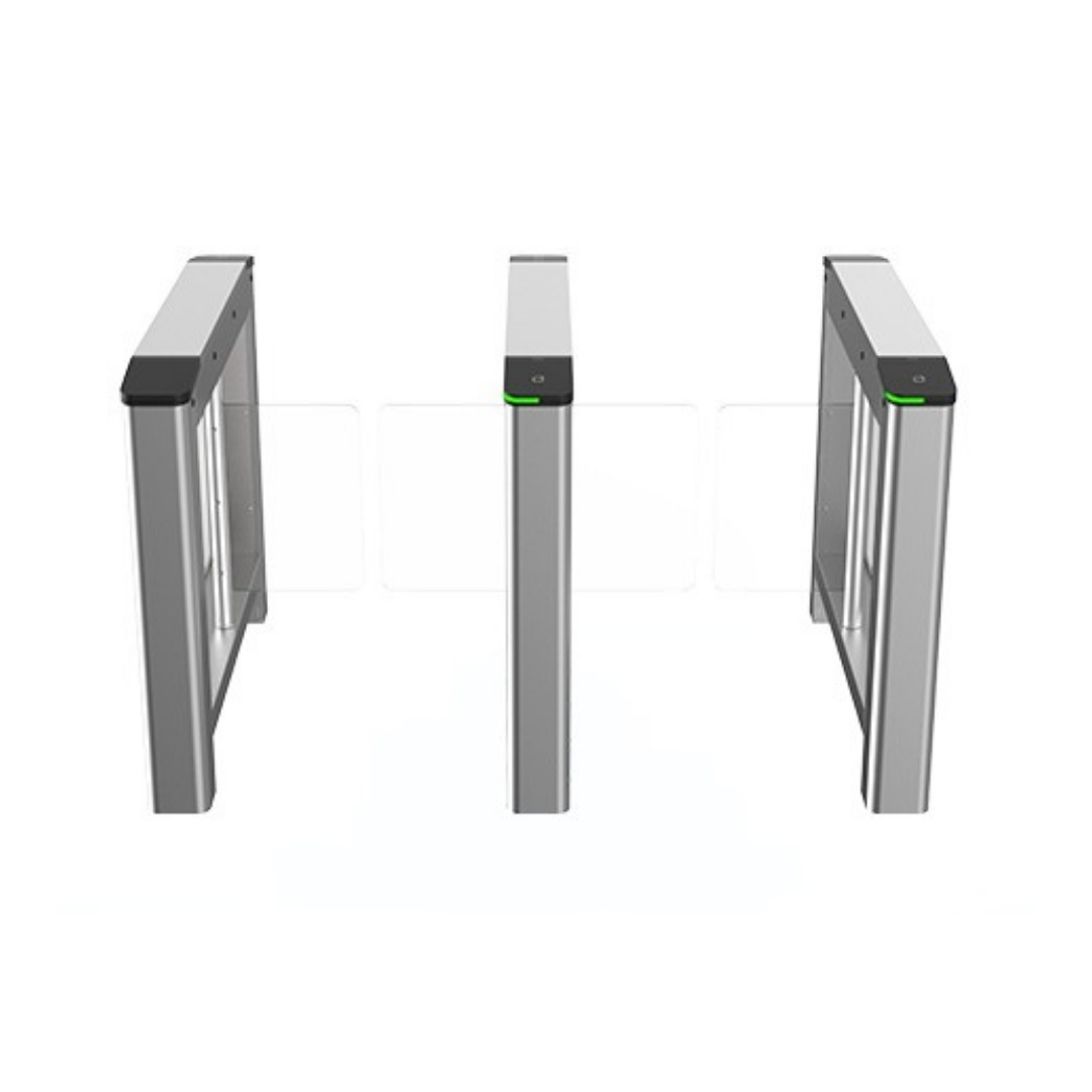 DS-K3B220X-M/M-Dp65 - SWING BARRIER HIKVISION MEDIO, LECTOR DE TARJETA INCORPORADO, PUERTA DE ACRILICO 650MM.