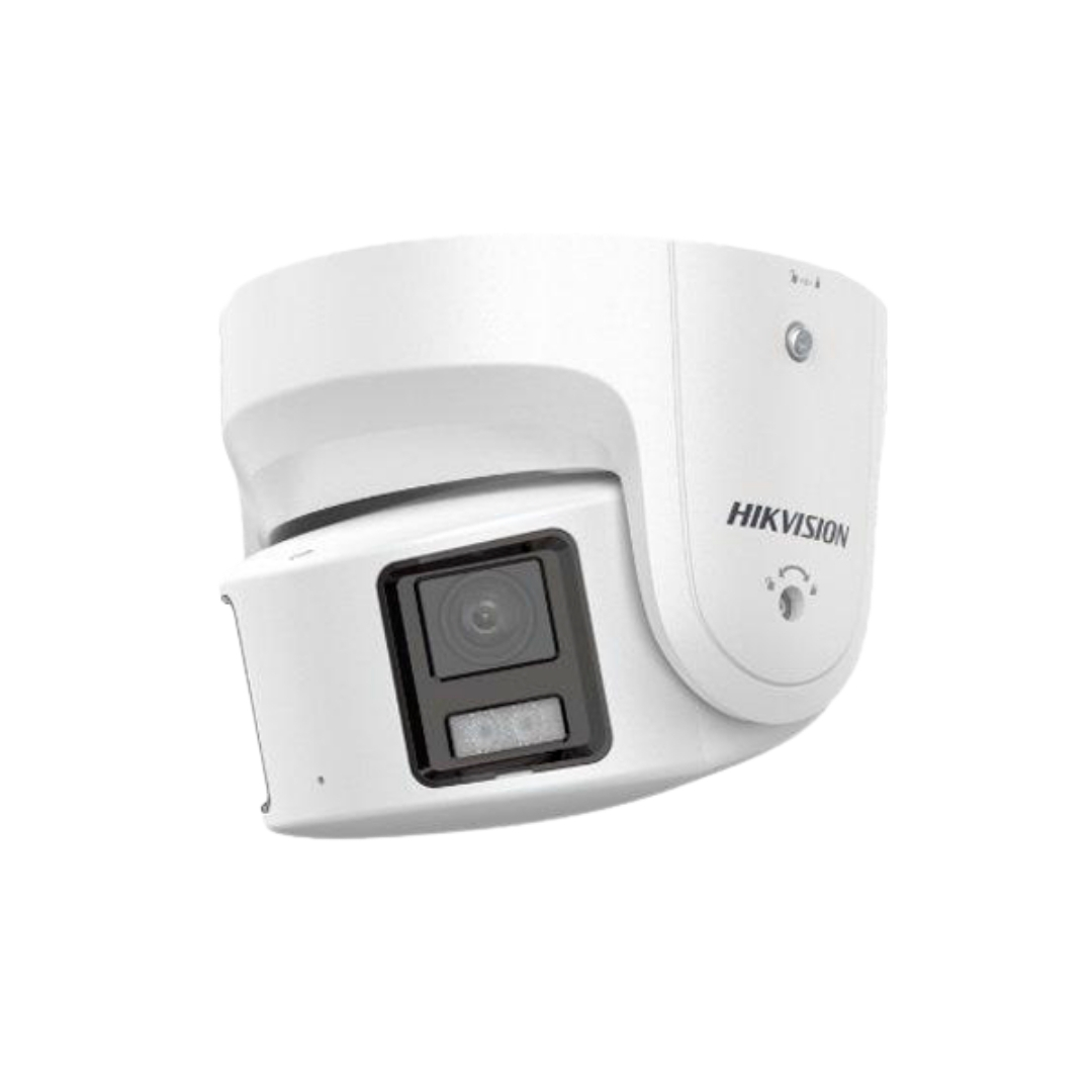 DS-2CD2387G2P-LSU/SL - CAMARA IP PANORAMICA TURRET 8MP, LENTE 4,COLORVU,IP67,LUZ 30M,SD 512GB, ESTROBO Y ALARM AUDIBLE, POE