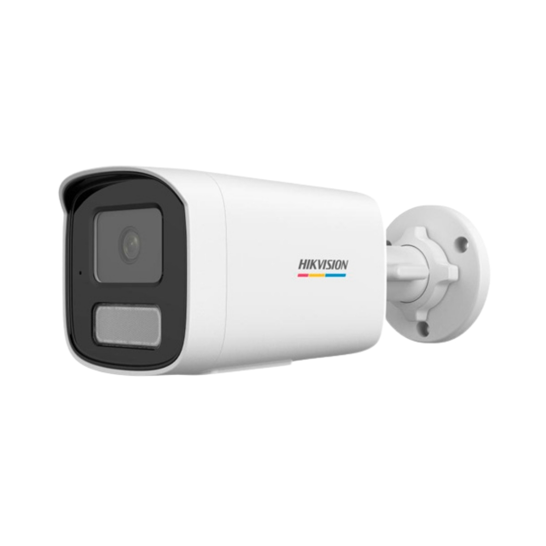 DS-2CD1T47G2H-LIUF - CAMARA HIKVISION IP 4MP, BULLET, SMART HYBRID LIGHT, IP67, MICROFONO,POE, SD HASTA 512GB.