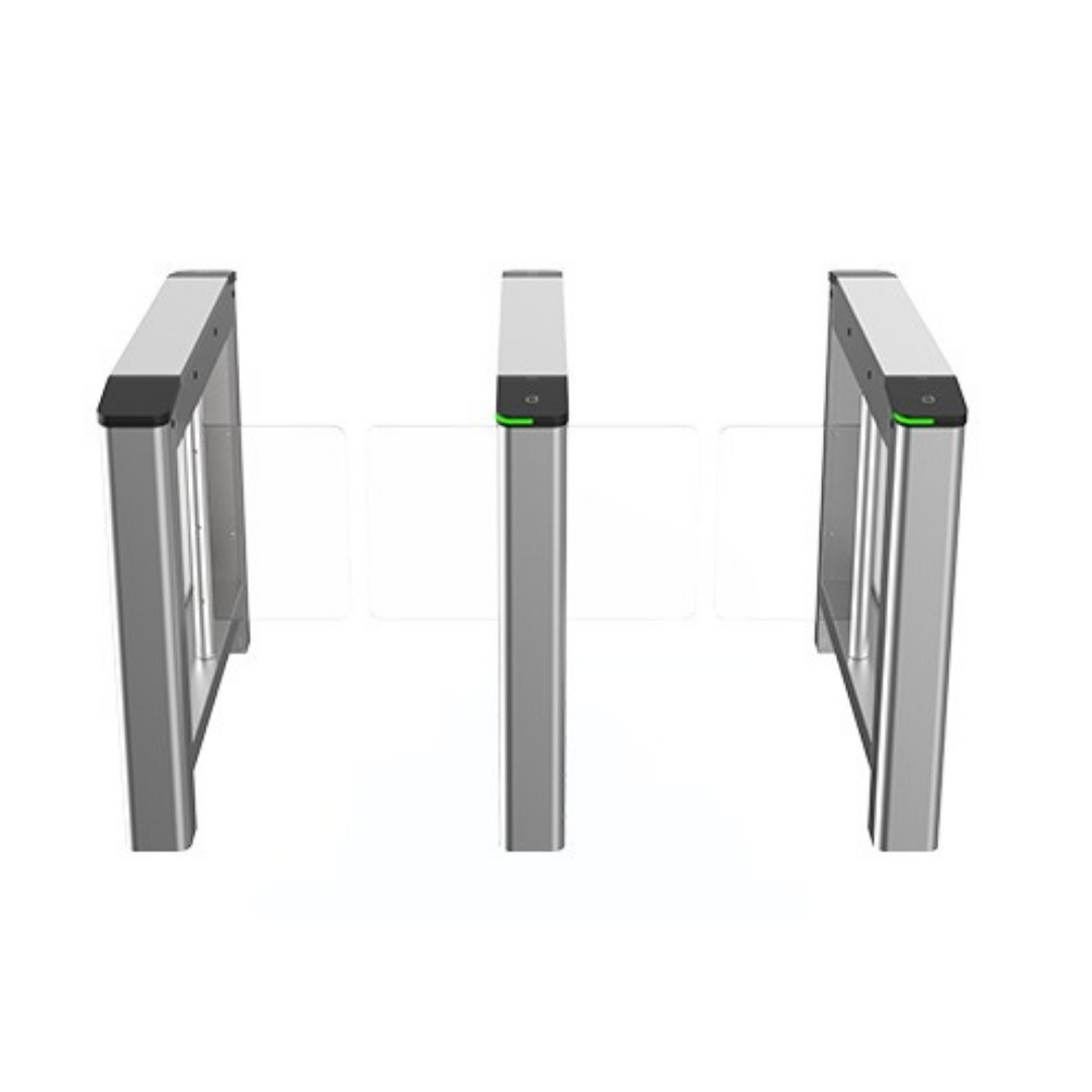 DS-K3B220X-R/M-Dp65 - DS-K3B220X-R/M-Dp65(O-STD)-SWING BARRIER HIKVISION DERECHA, LECTOR DE TARJETA INCORPORADO, PUERTA DE ACRILICO 650MM.