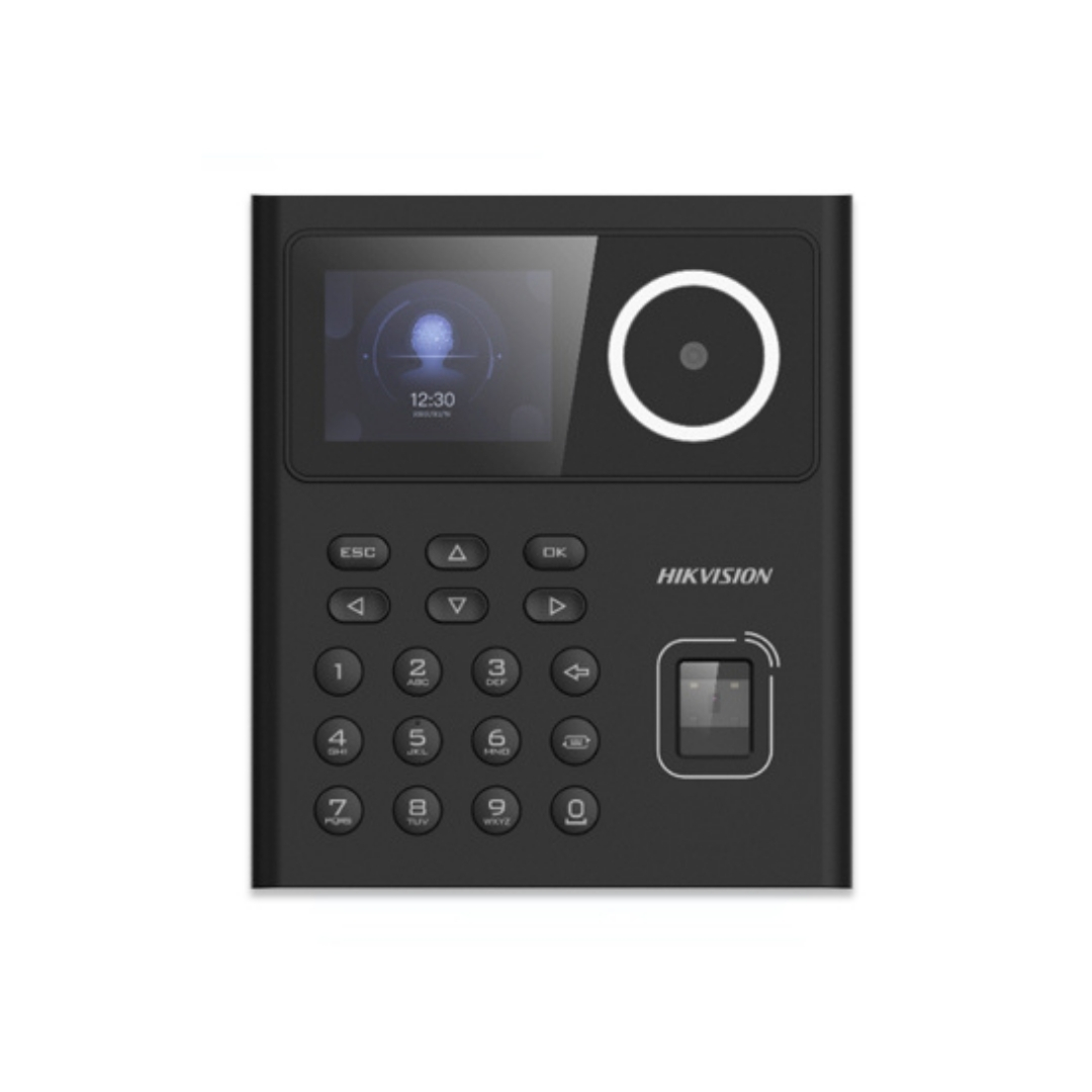 DS-K1T320MFWX - RECONOCIMIENTO FACIAL HIKVISION HASTA 500 ROSTROS HASTA 1.5M, 1.000 HUELLAS Y TARJ. 100.000 EVENTOS