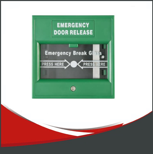 DS-K7P01(O-NEU) - BOTON DE SALIDA Y EMERGENCIA VERDE